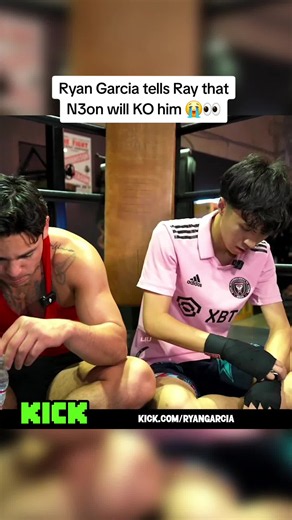 Ryan Garcia tells Ray that N3on will KO him 😭👀 #ryangarcia #rayasianboy #boxing