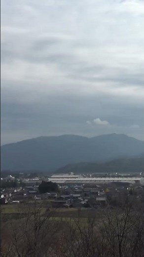 関ヶ原の戦い古戦場 石田三成陣跡から見える小早川陣の松尾山や徳川陣の南宮山一帯の風景