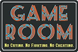 Game Room Sign - Gamer Gifts For Teen Room Decor 12" * 8" (142)