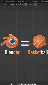 Basket Ball in blender #shorts #shortvideo #blender #3d #basketball