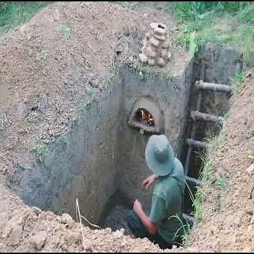 How I Survive and Build Natural Shelters in the Wild 🌲🔥 #survivalskills #survival #builder #camping