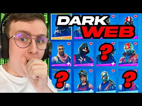 J'ai ACHETÉ un COMPTE FORTNITE MYSTÈRE sur le DARKNET ! (je me fait arnaquer ?)