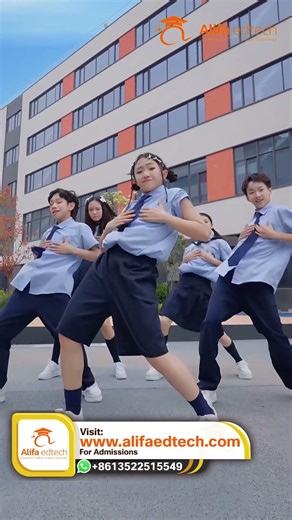China School Students Dance Performance | Modern Campus Life & Student Activities