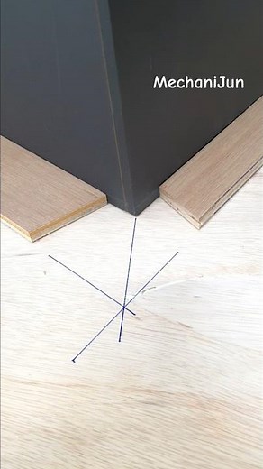 How to match the angles of wood precisely