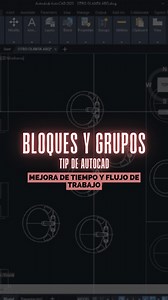 Aprende a usar bloques en AutoCAD 😅📐 En este video te explico por qué trabajar con todo explotado puede convertir tu archivo en un caos, y cómo usar correctamente bloques y grupos para mantener tus planos ordenados, ligeros y fáciles de editar. Un pequeño ajuste en tu forma de dibujar puede hacer una gran diferencia en tu flujo de trabajo. ✨ #AutoCAD #Bloques #Arquitectura #CAD #Productividad | Arq. Aileen Mendoza