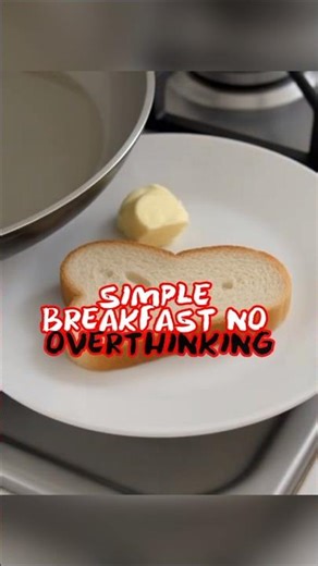 Simple Breakfast with Bread, Butter & Cheese | Easy Home Cooking