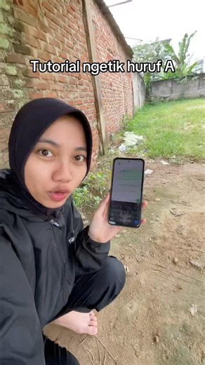 tutorial mengetik huruf “A” dengan mudah