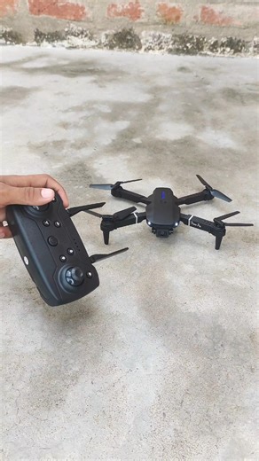 E88 Pro foldable quadcopter drone with a remote controller Unboxing #shorts