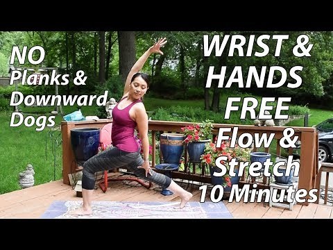 Hands Free Wrist Free Yoga Flow & Stretch | 10 Minutes