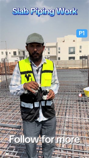 Slab Piping Work in Construction Projects