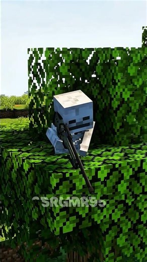 Bedrock skeleton vs. Java Skeleton☠️ #minecraft #edit #memes #javavsbedrock