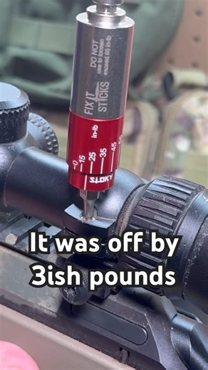 Using the Fix It Sticks to check an old scope.