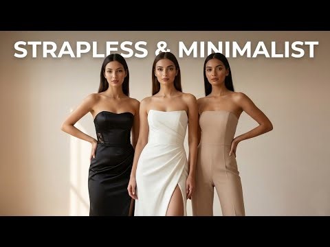 Strapless & Minimalist Dresses | Complete Review, Styling Tips & Trends 2026