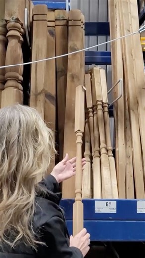 Turn a Lowe's table leg into THIS! 🤭☃️ | Hometalk