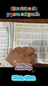 Cuaderno de caligrafía #ejercicios #caligrafia #maestras #trazos #ejercicios