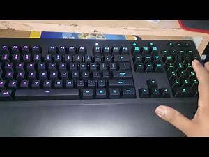How to Change RGB lights in Logitech G213 Gaming Key Board in Telugu