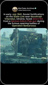 Stalin Line Under 88mm Fire (1941)