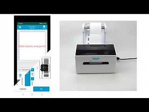 How to print label via Android App