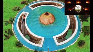 365 Days Building a Swimming Pool with Slide and Underground House