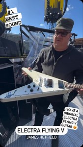 Fabian Fischer on Instagram: "James Hetfield‘s #1 Best Sound“ Electra Flying V Guitar🤘🏽 It was painted white and scratched🤘🏽 James wanted to play the same guitar live again as in the Kill Em All / Ride the Lightning Era ⚡️ This video is from @lee_jeffries 🎥 @metallica #72seasons #jameshetfield #metallica #electraflyingv #flyingvguitar #flyingv #thrashmetal #heavymetal #metalhead #electraguitar #ridethelightning #guitar #guitarplayer #guitarist #mesaboogie #guitartalk #sound #bestsound #musi