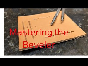 Master the Leather Beveler Stamping Tool! (Practice & Technique Guide)