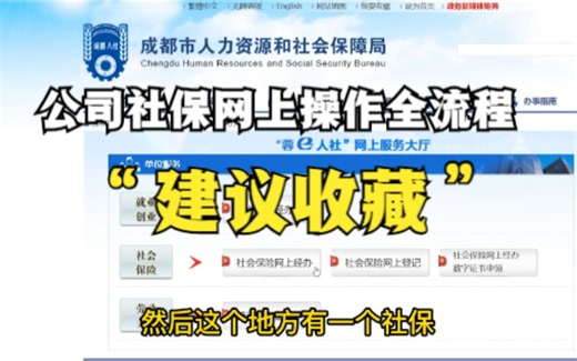 公司社保网上操作全流程：社保人员新增、停保和缴费，建议收藏