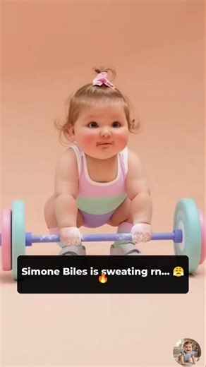 This Baby Just Lifted Massive Weights! LiL Baby Cakes #shorts #cute #baby 💪👶
