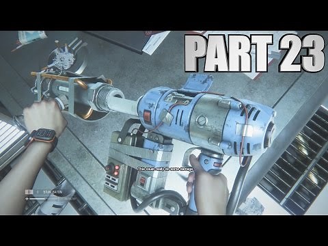 Alien: Isolation Walkthrough Part 23 - Bolt Gun - Gameplay Review Let's Play Xbox One