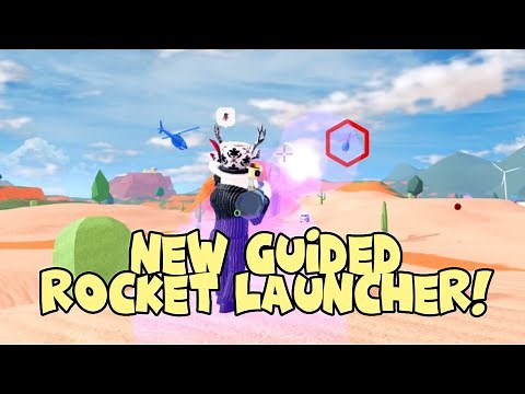 New guided rocket launcher in Roblox jailbreak!