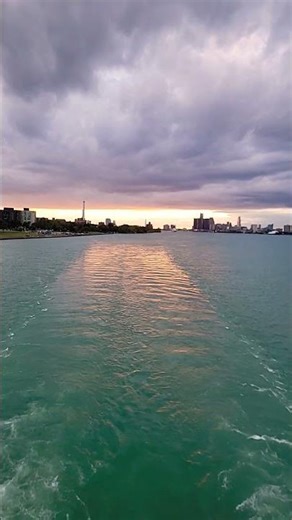 Stunning views from the Detroit River. #Detroit #belleisle