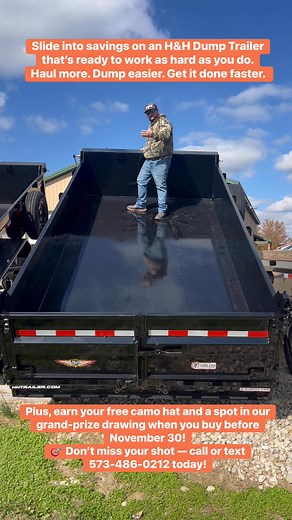 1.2K views · 18 reactions | Slide into savings on an H&H Dump Trailer...
