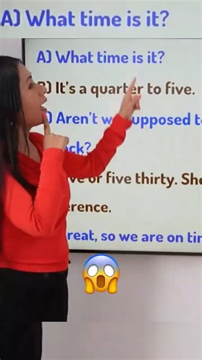 Aprende What time is it ? en inglés 🤗 #easyenglishtv #english #inglesencasa