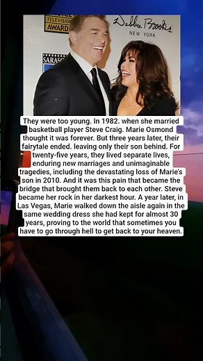 They Divorced, Lost Everything, Then Found Each Other AgainMarie Osmond’s Second Walk Down the Aisle