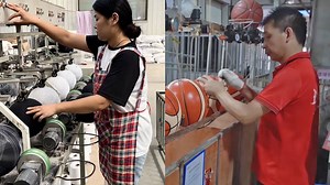 Inside the Mass Production of Basketballs