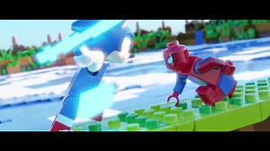 Epic LEGO Spider-Man vs Sonic Showdown