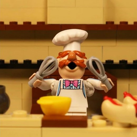 Swedish Chef Theme Song | LEGO The Muppets Stop Motion