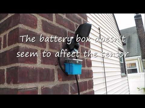 Harbor Freight solar light with diy replacement battery pack.wmv