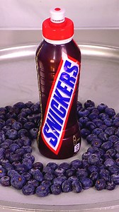 Frozen Magic: Snickers Drink & Blueberries Ice Cream Rolls | fast ASMR #icecreamrolls #icecream #asmr #blueberries #snickers | Ice Cream Rolls