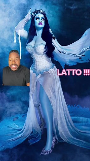 Latto's Corpse Bride Halloween Costume