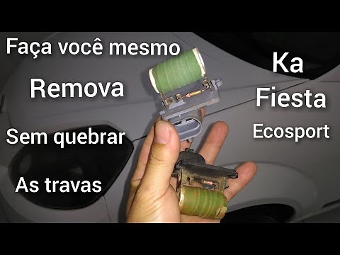 How to replace and test the cooling fan resistor on a Ford Ka, Fiesta, or Ecosport. See the step-...