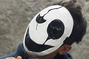 Gaster Mask Video Game Cosplay Mask Killer Horror Nightmare Survival Horror Game Killer Mask - Etsy