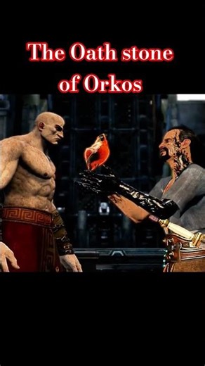 Orkos save kratos from Furies#godofwarascension #gaming