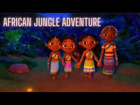 African Jungle Adventure 🌴 | Afro Beats for Kids | Dance & Learn!