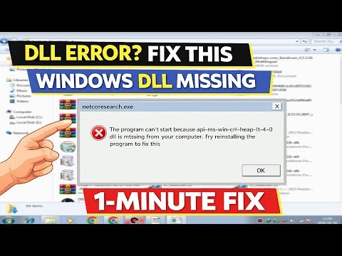 Fix api-ms-win-crt-heap-l1-1-0.dll Missing Error (Windows 7/8) – Official Solution