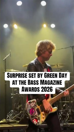 Green Day at the Bass Magazine Awards 2026
