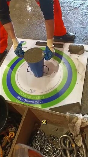 ¿Concreto que se extiende solo? | Prueba de flujo por abatimiento