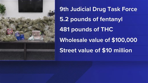 Drug task force seizes over $10M worth of narcotics