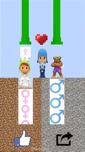 Bride Sprunki Nina and Muscular Sprunki Nina, who won?