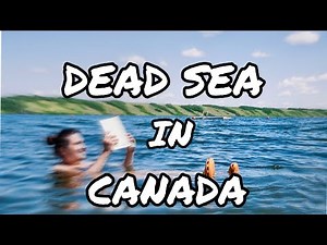 DEAD SEA IN CANADA | LAKE MANITOU SASKATCHEWAN | FLOATING IN DEAD SEA
