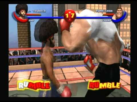 Ready 2 Rumble Boxing Round 2 - Rumbleman vs. Afro Thunder